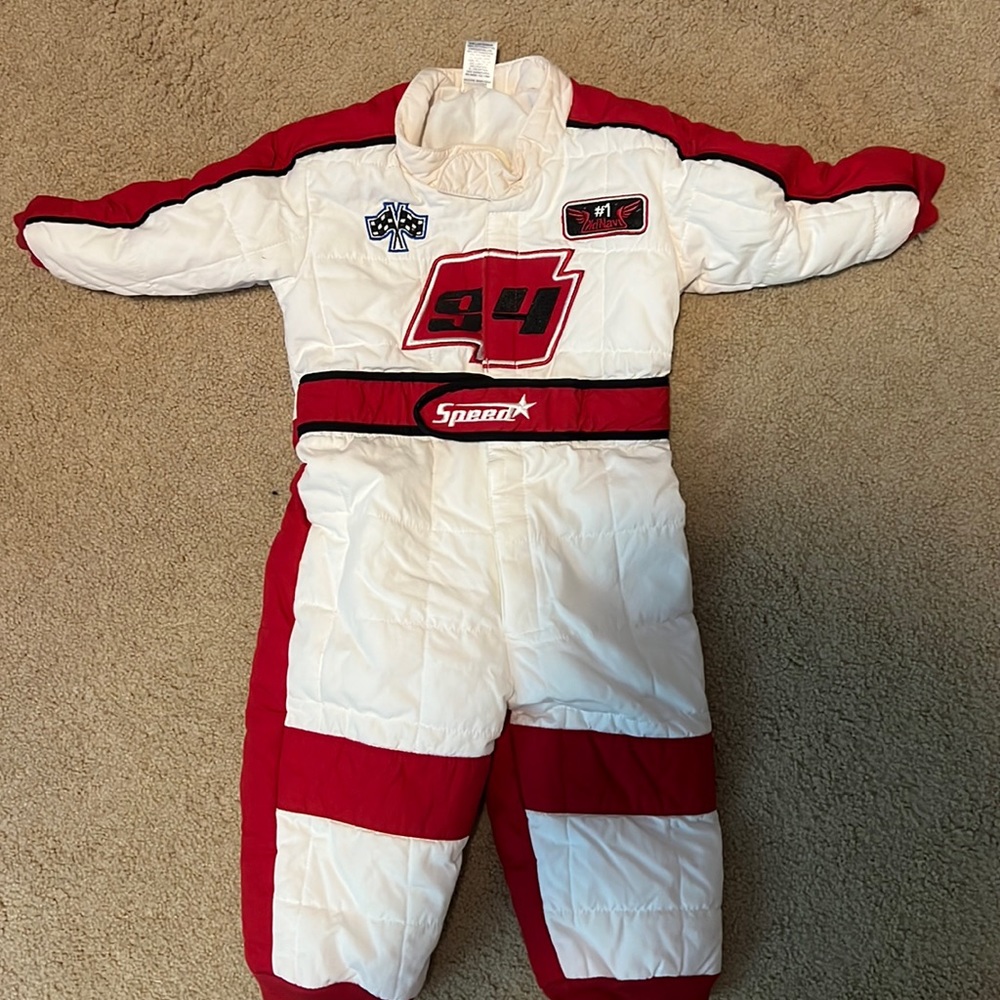 Old navy toddler stunt drive/race car drive costume
